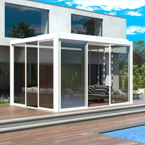 LUXE S8 tolóajtók 370x218cm 4 m-ig fehér - Image 5