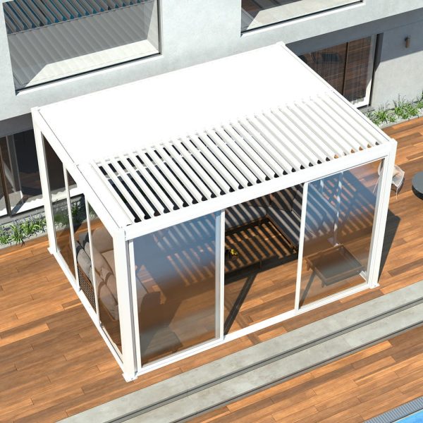LUXE S8 tolóajtók 370x218cm 4 m-ig fehér - Image 6