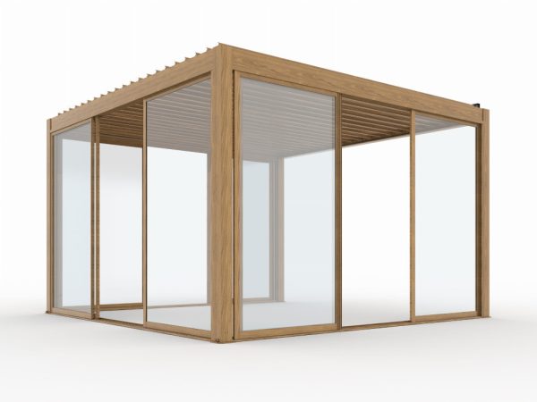 LUXE S8 tolóajtók 270x218cm 3 m-ig fa v2