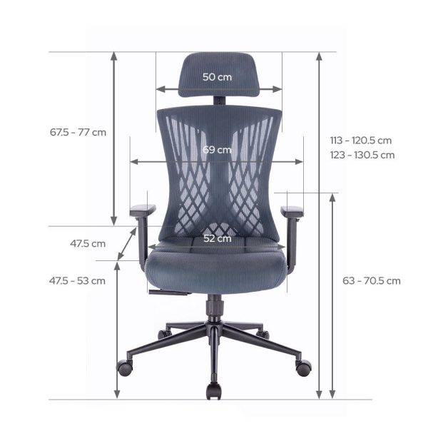 Ergomax ergonomikus irodai forgószék - Image 7