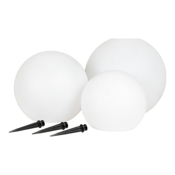 Lifton napelemes LED lámpa, fehér, 3 darabos szett 20, 25, 30 cm - Image 3