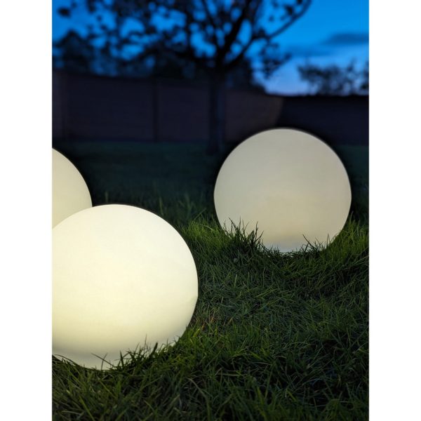 Lifton napelemes LED lámpa, fehér, 3 darabos szett 20, 25, 30 cm - Image 4