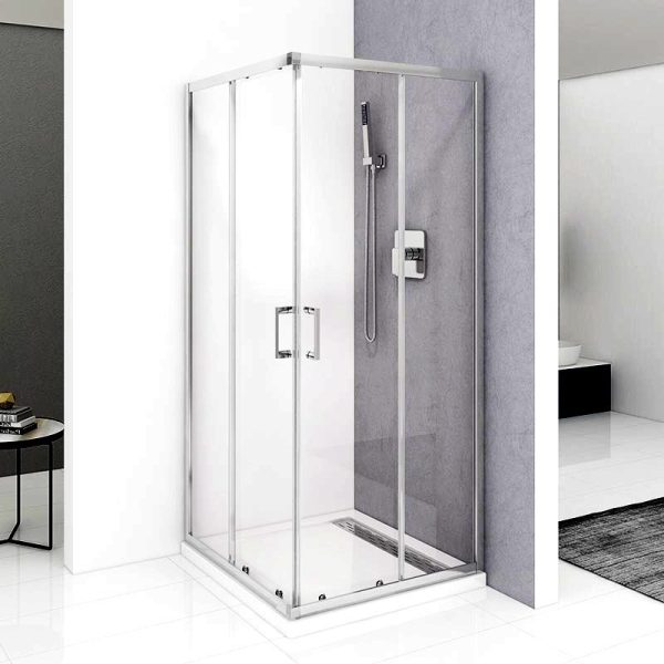 Viva AQUA Max Zuhanykabin SZÖGLETES - 6 mm víztiszta vízlepergető üveg - 90 x 90 x 190 cm - Image 3
