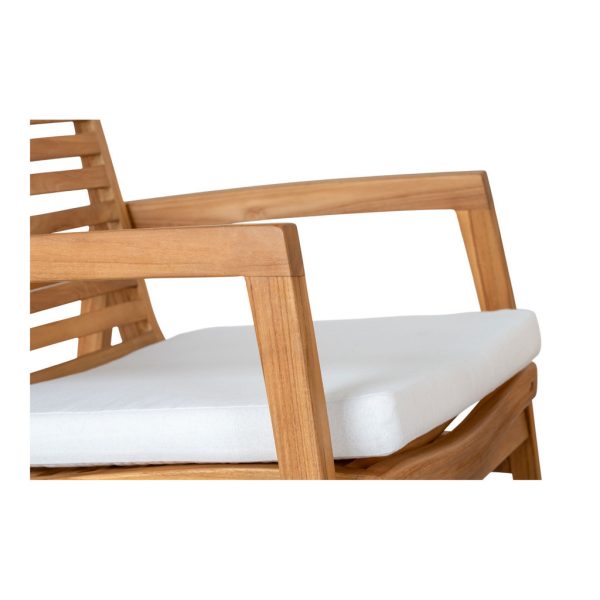 Santander kerti bútor garnitúra, teak fa, natúr - Image 4