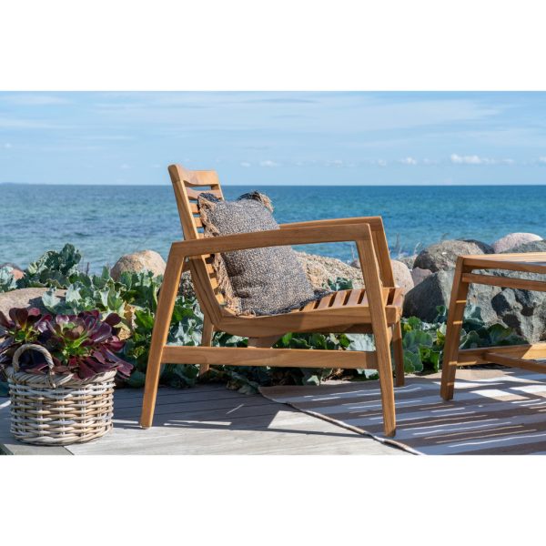 Santander kerti bútor garnitúra, teak fa, natúr - Image 6