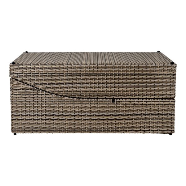 Split napozóágy, polyrattan, kubu szürke, párvával - Image 7