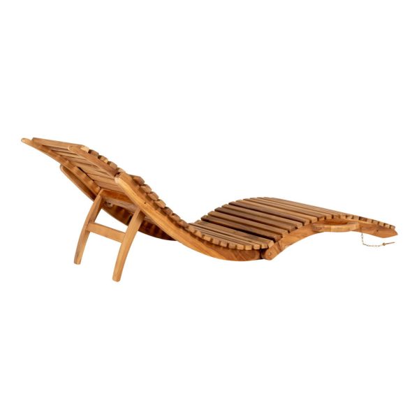 Arrieta napozóágy, teak fa, natúr - Image 5