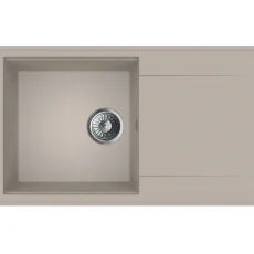 Mofém 78 1B1D bézs 1 medence, 1 csepptálcás gránit mosogatótálca - 760012802B2