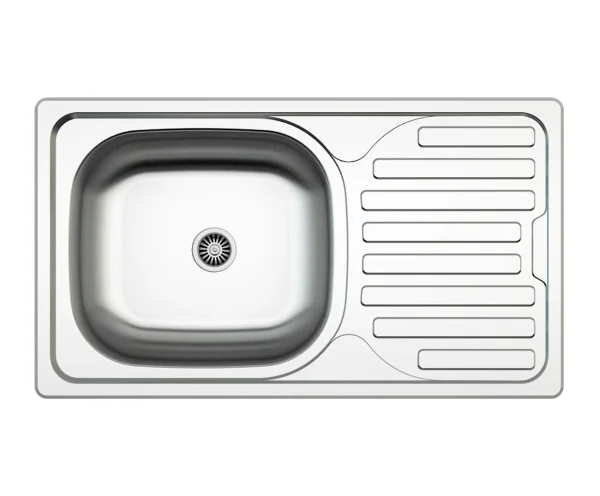 Mofém EVO2 1B1D 1 medence, 1 csepptálcás rozsdamentes acél mosogatótálca - 760012808