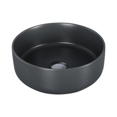 Eros SIMPLE 8 - PULTRA ültethető - Top Counter - porcelán mosdó - MATT SZÜRKE - 36 x 36 x 13 cm