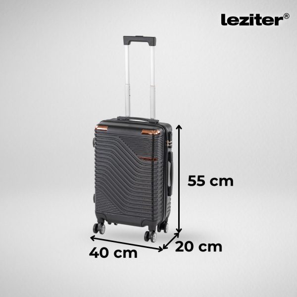 TraveLux Urban kabinbőrönd keményfedeles levehető kerékkel 50x40x20 cm - Image 3