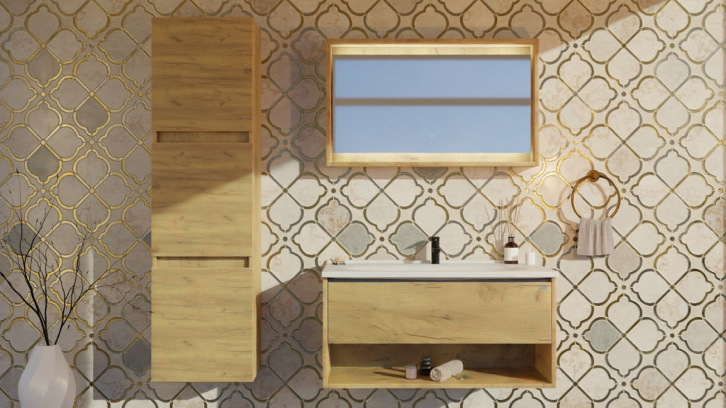 TMP NORD CRAFT fali függesztett ÁLLÓSZEKRÉNY - 165 x 35 cm - Image 8