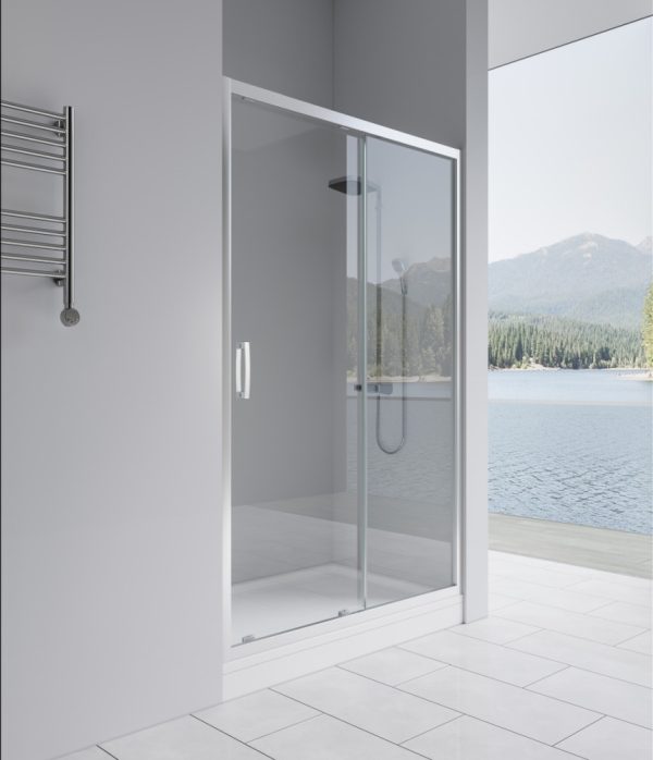 Vela Banyo KAYRA zuhany tolóajtó - 6 mm víztiszta vízlepergető üveggel - 120 x 190 cm - Image 2
