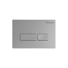 CeraStyle NIL NYOMÓLAP falsík alatti WC tartályhoz - dupla - MATT SZÜRKE