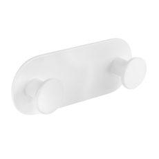 LAVEO MIRI dupla akasztó (40x107x20 mm) króm, rögzítő csavarral és ragasztóval - ALM_012S