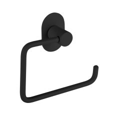 LAVEO MIRI WC-papír tartó rögzítővel és csavarokkal (120x140x35 mm), fekete - ALM_720S