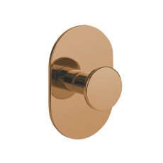 LAVEO MIRI akasztó (60x40x20 mm), rose gold, rögzítő csavarral és ragasztóval - ALM_811S