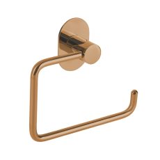 LAVEO MIRI WC-papír tartó rögzítővel és csavarokkal (120x140x35 mm), rose gold - ALM_820S