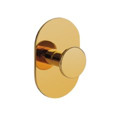 LAVEO MIRI akasztó (60x40x20 mm), arany, rögzítő csavarral és ragasztóval - ALM_G11S