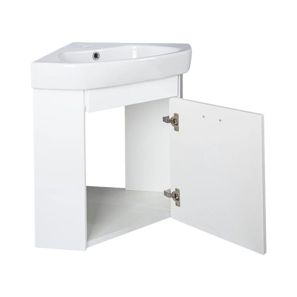 Viva STYLE Arda sarokszekrény CeraStyle Arda porcelán sarokmosdóval 46 x 46 cm - JOBBOS - Image 3