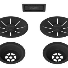 BLANCO InFino szett matt fekete 2 med.