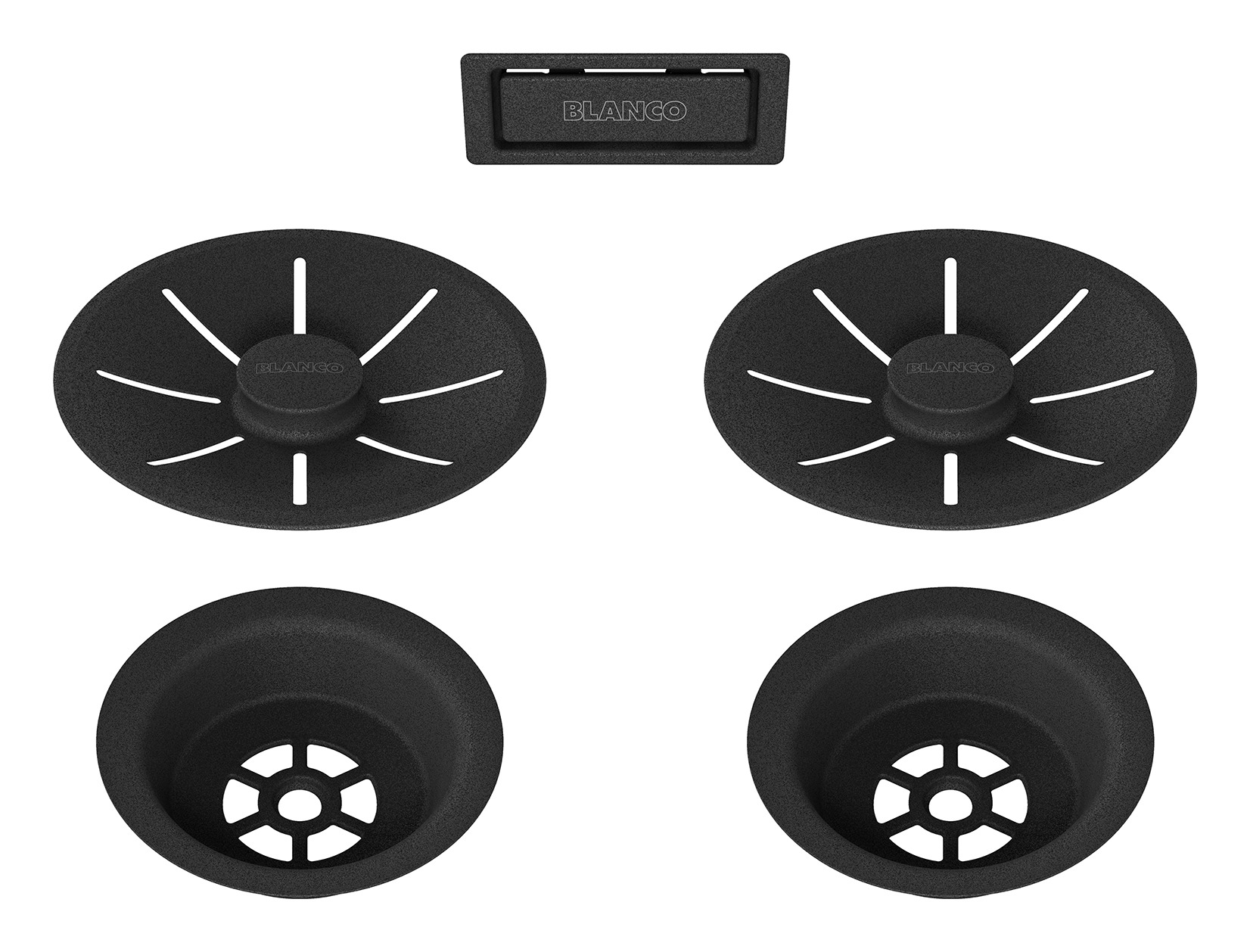 BLANCO InFino szett matt fekete 2 med.