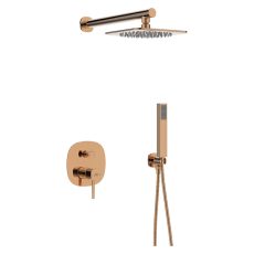 LAVEO POLA zuhanyszett rejtett beépítésre, rose gold - BAP_801P