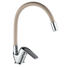 LAVEO ELZA F álló csaptelep rugalmas tömlővel, bézs/króm - BKE_467D