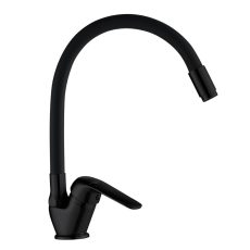 LAVEO ELZA F álló csaptelep rugalmas tömlővel, matt fekete - BKE_B67D