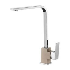 Laveo KVADRATO álló csaptelep, bézs/króm - BLQ_465D