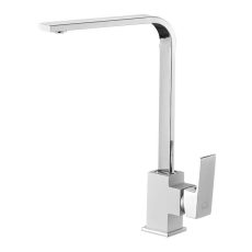 Laveo KVADRATO álló csaptelep, fehér/króm - BLQ_665D