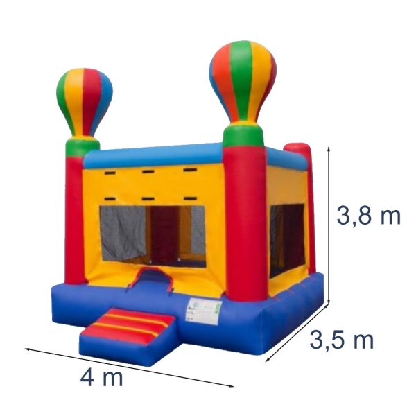 Hőlégballon ugrálóvár 4x3,5x3,8m - Image 2