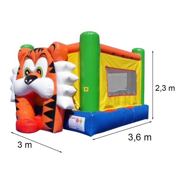 Tigris ugrálóvár 3,6x3x2,3m - Image 2