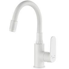 LAVEO DIMA rugalmas tömlős mosdócsap, fehér - BQD_621D
