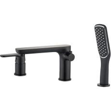 LAVEO DIMA süllyesztett kádcsap, 3 részes, fekete - BQD_713D