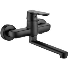LAVEO DIMA falra szerelhető mosdócsap, fekete - BQD_750D