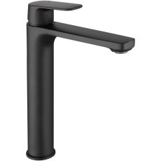 LAVEO GAVA magas mosdócsap magas pop-up leeresztővel, fekete - BQG_72ND