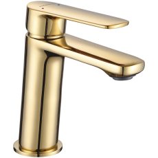 LAVEO GAVA mosdócsap pop-up leeresztővel, arany - BQG_G22D