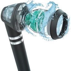 POSEION BT100® Prémium koreai revitalizáló zuhanyfej vízszűrővel, mágneses-ionizáló technológiával, szürke - BT100DG