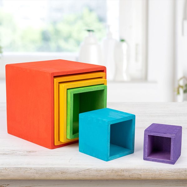 Szivárvány dobozos Montessori fajáték - Image 2