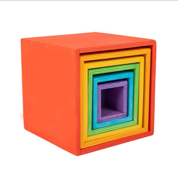 Szivárvány dobozos Montessori fajáték - Image 4