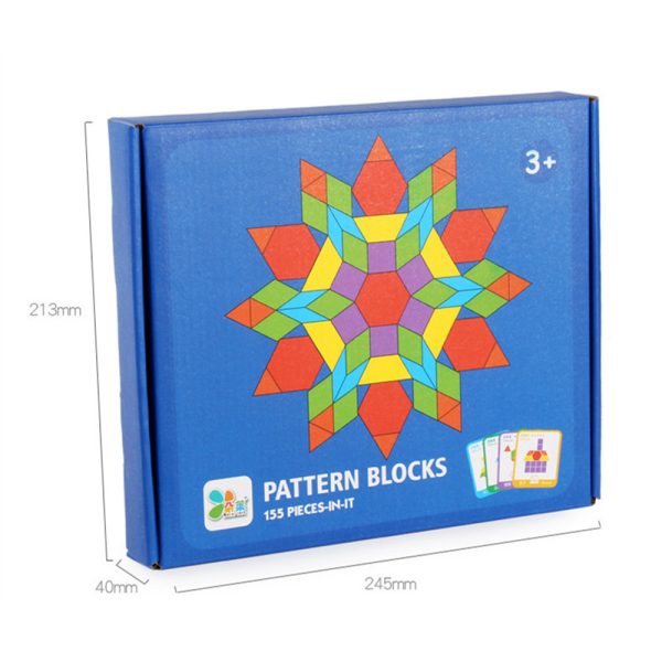 Tangram kreatív formakirakó fajáték 155 db - Image 3