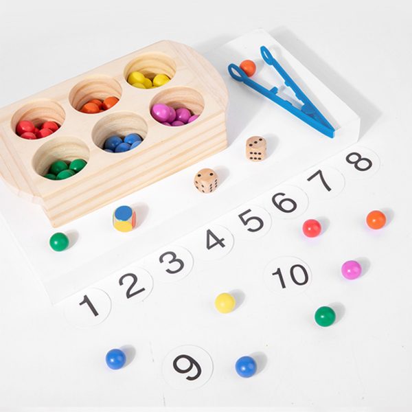 Színek, számok Montessori fejlesztő fajáték - Image 2