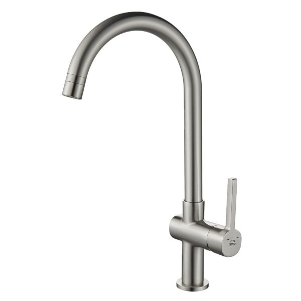 LAVEO ALITA szálcsiszolt inox csaptelep - BVA_368D
