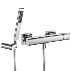 LAVEO TORES falra szerelhető zuhanycsap zuhanyszettel, króm - BVT_041D