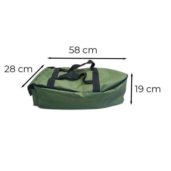 Etetőhajó táska C,X,Z,V modellekhez 58x28x19 cm zöld - Image 2