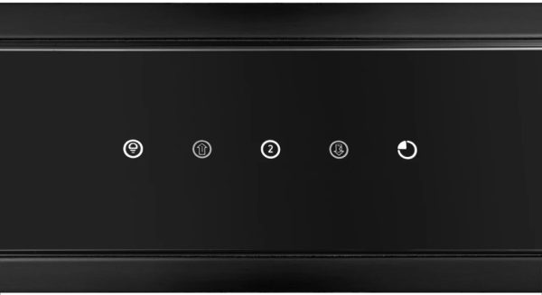 Ciarko Design Moondraft 60 cm fekete pultból kiemelkedő páraelszívó - Image 2