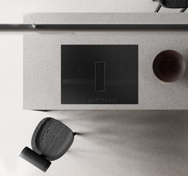 Ciarko Design Wizard SLIM 60 fekete főzőlapba integrált páraelszívó - Image 2