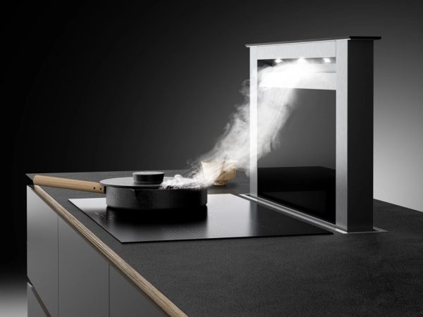 Ciarko Design Moondraft 90 cm Inox pultból kiemelkedő páraelszívó - Image 3
