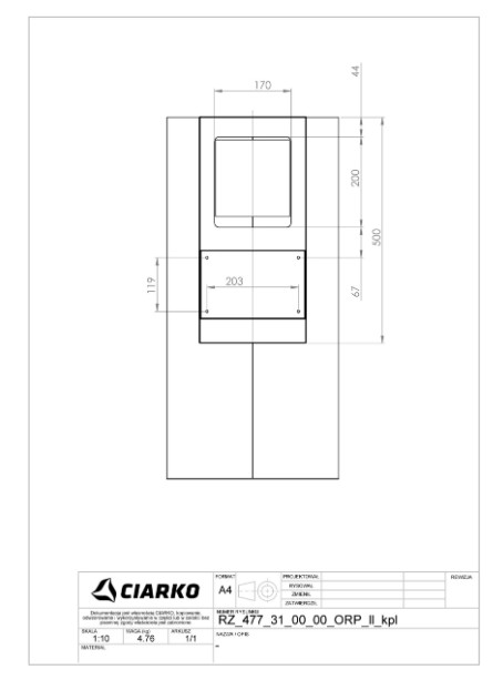 Ciarko Design Tubus fekete fali páraelszívó - Image 5
